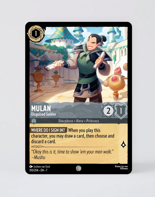 Mulan - Disguised Soldier
