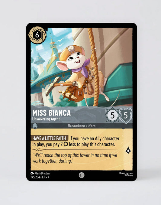 Miss Bianca - Unwavering Agent - FOIL