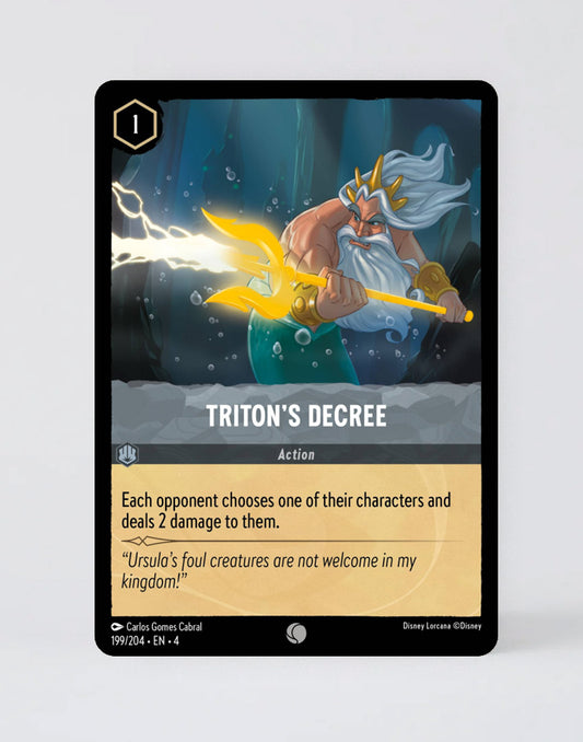 Triton's Decree - FOIL