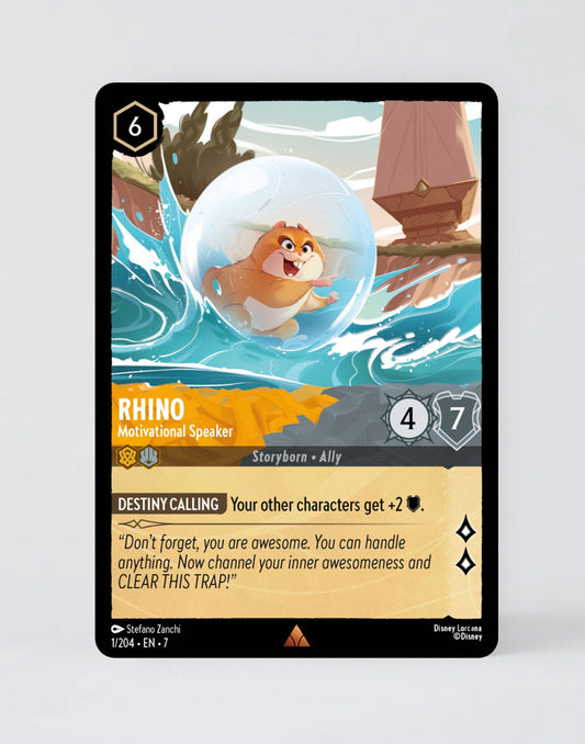 Rhino - Motivational Speaker - FOIL