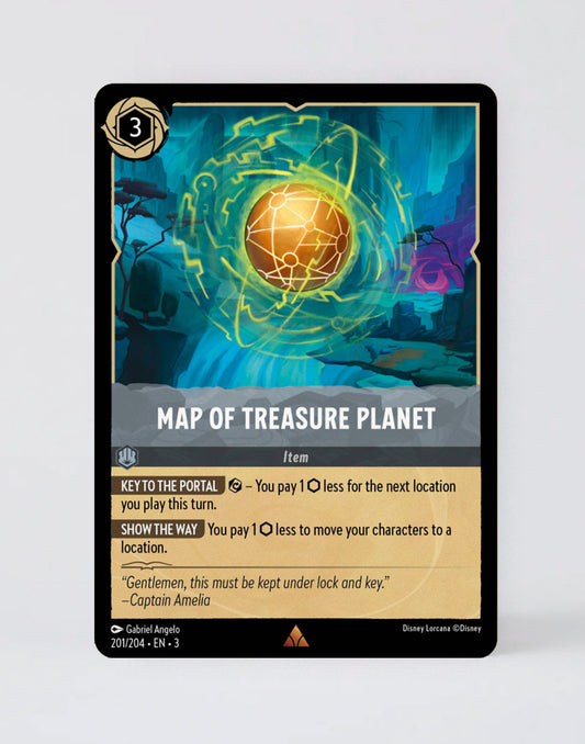 Map of Treasure Planet