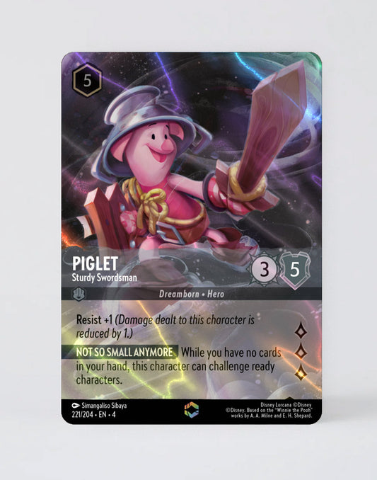 Piglet - Sturdy Swordsman - ENCHANTED