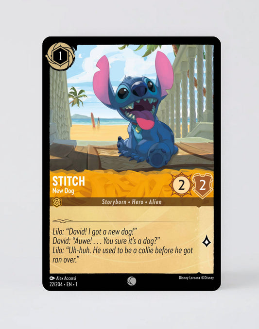 Stitch - New Dog