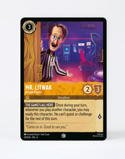 Mr. Litwak - Arcade Owner