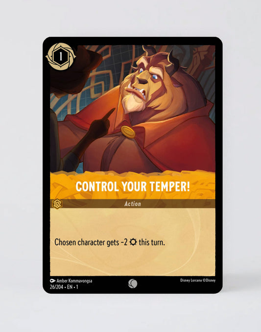 Control Your Temper!