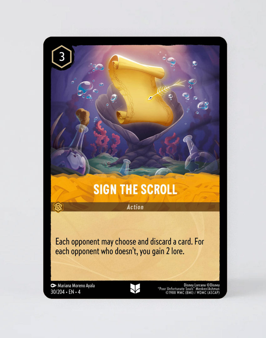 Sign the Scroll