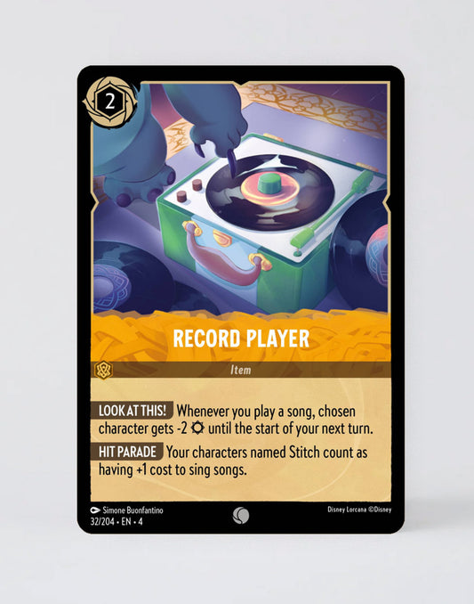 Record Player - FOIL