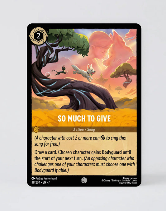 So Much to Give - FOIL