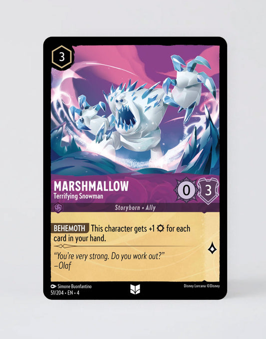 Marshmallow - Terrifying Snowman