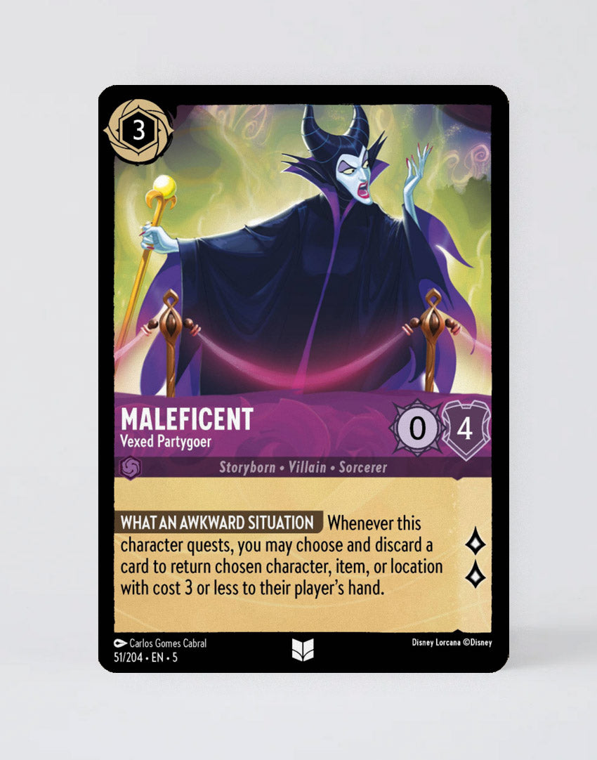 Maleficent - Vexed Partygoer