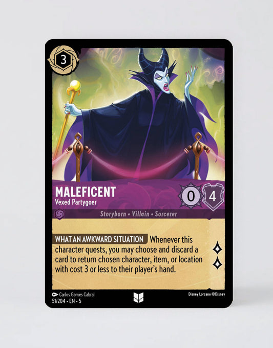 Maleficent - Vexed Partygoer