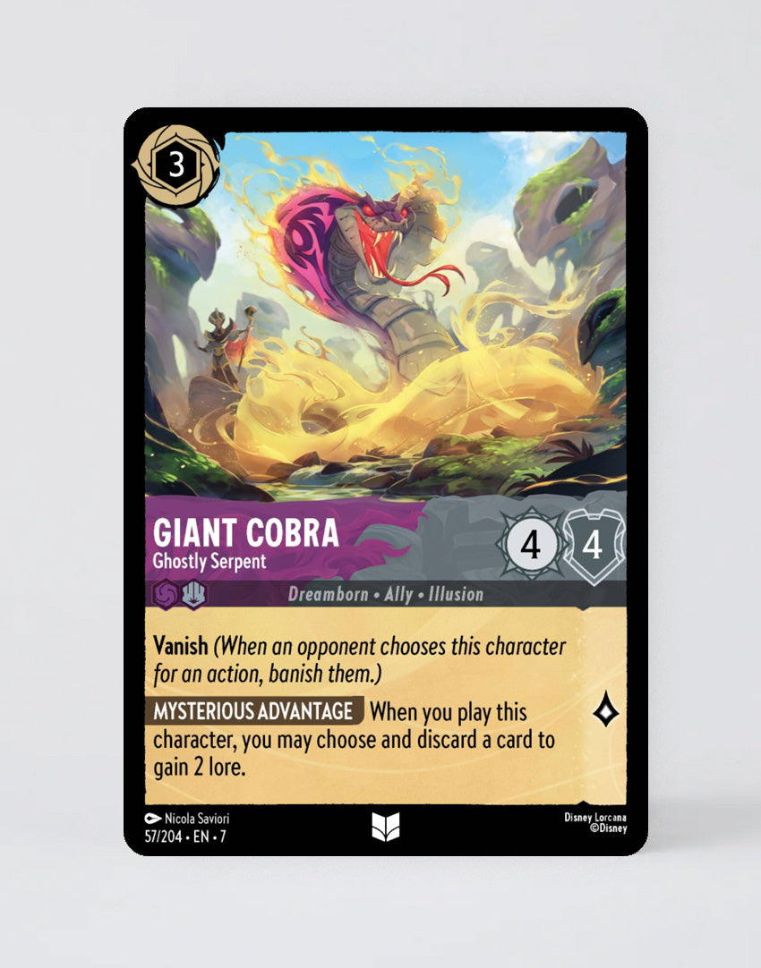 Giant Cobra - Ghostly Serpent - FOIL