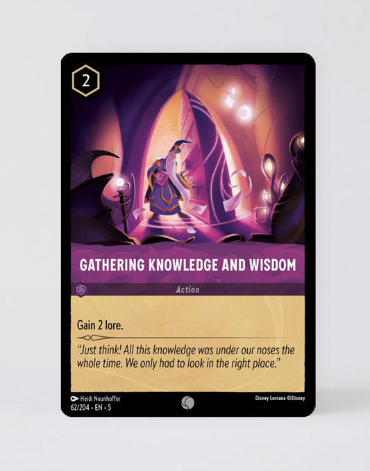 Gathering Knowledge and Wisdom