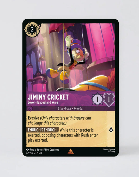 Jiminy Cricket - Level‐Headed and Wise