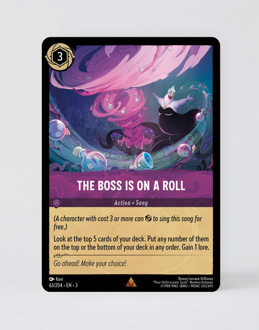 The Boss is on a Roll