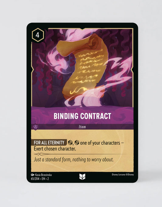 Binding Contract