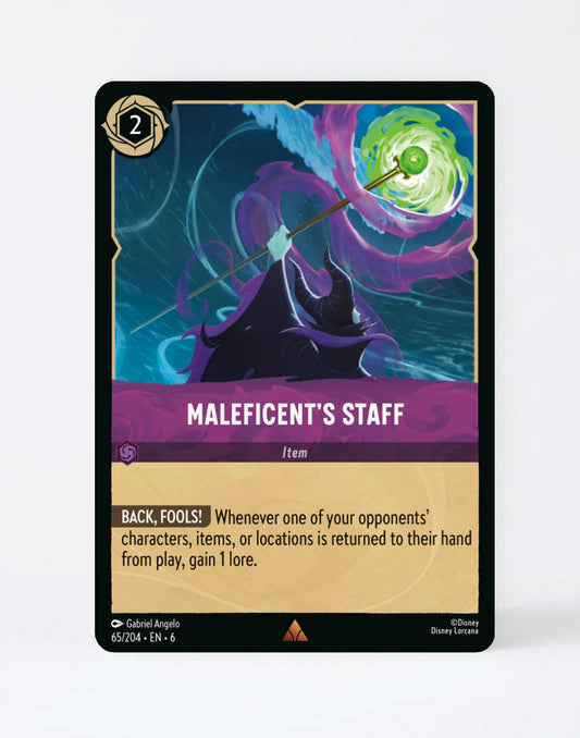 Maleficent's Staff - FOIL