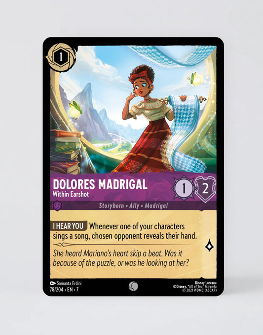 Dolores Madrigal - Within Earshot - FOIL