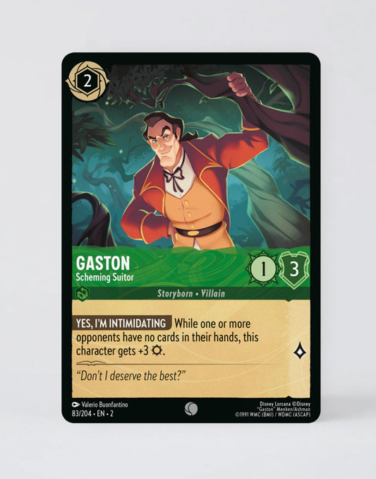 Gaston - Scheming Suitor