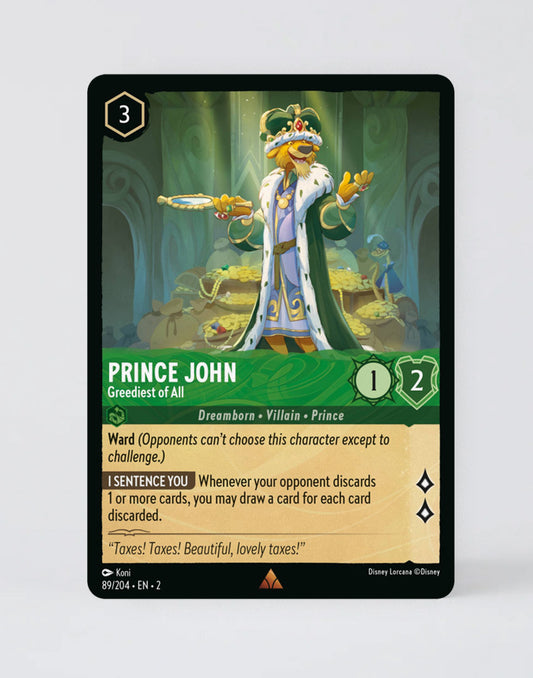 Prince John - Greediest of All
